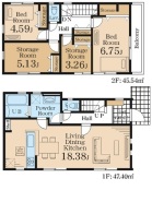２号棟　間取り